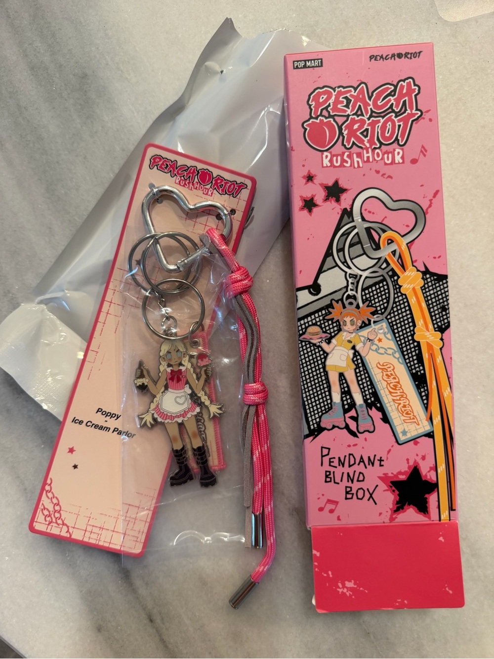 Peach Riot Keychain Pendant “Ice Cream Parlor” by Pop Mart
